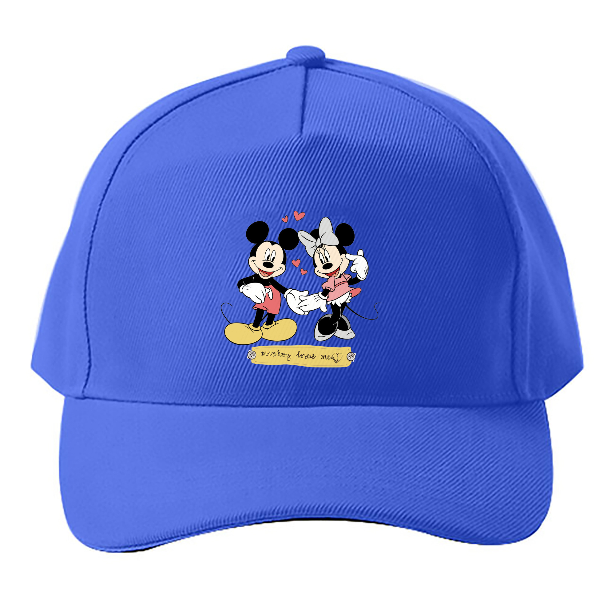 （画像用） ミッキーマウス Mickey Mouse ベースボールキャップ 綿100％ 男女兼用 帽子 スポーツ